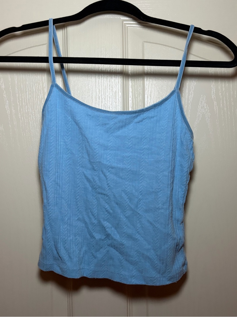 American Eagle Outfitters Light Blue Ribbed Camisole